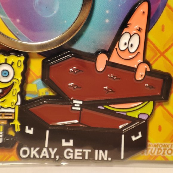 Spongebob Squarepants Official Metal Keychain - Picture 5 of 6